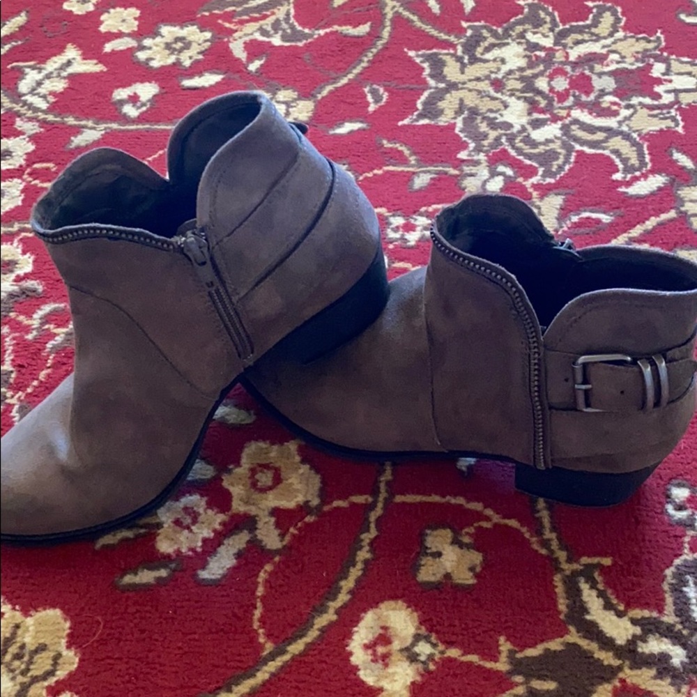 Brown booties